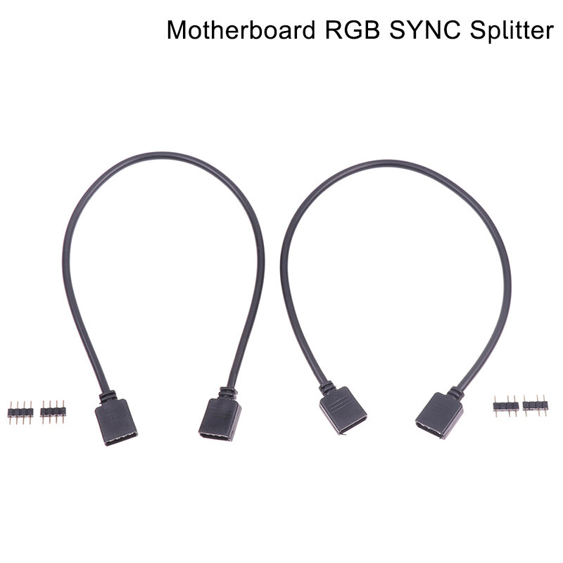 Motherboard RGB SYNC Splitter 12V 4Pin 5V 3Pin RGB/ARGB SYNC HUB Transfer Extension Cable PC Case Accessories