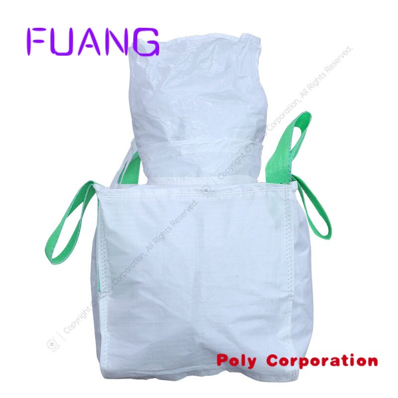 Custom  Manufacturer FIBC Big Bulk Packing Ton Bag PP Jumbo Bags Sand  Container Construction Cement
