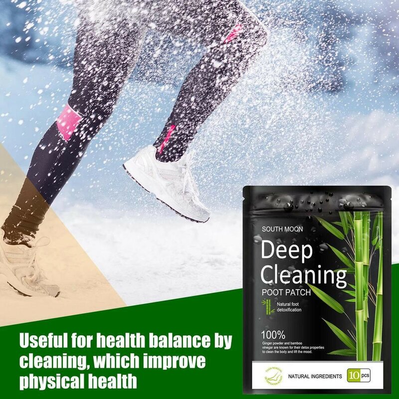 10 sztuk nowy Dropshipping głębokie oczyszczanie Detox plaster na stopy do łagodzenia stresu poprawiający tlenki snu Detoksykacja odchudzanie