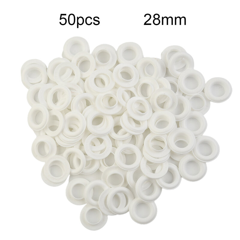 10/30/50 Black White Durable Practical Self-locking Accessory Air Hole Fastener Pairts Hand Press Eyelet High Quality