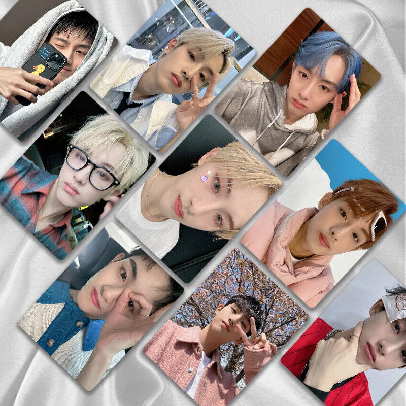 KPOP WayV-tarjetas fotográficas de Selfie, WINWIN Personal, 50 piezas, láser LOMO, KUN TEN, YangYang, XiaoJun, tarjetas de papel, colección de fanáticos de Hendery