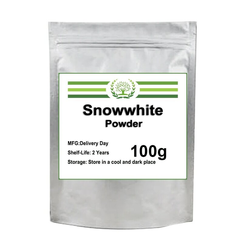 Bubuk Snowwhite pemutih kulit, melembapkan, dan menghilangkan keriput bahan kosmetik 50g-1000g