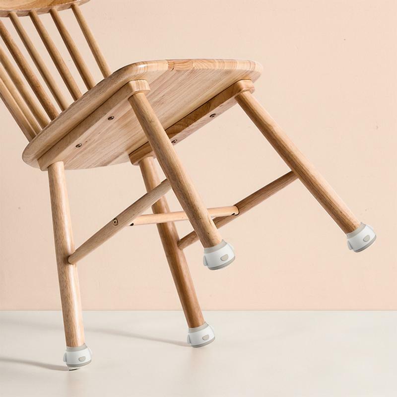 Runde Silikon bezüge für Stuhl beine Weiche runde Bodenschutz folien tragen widerstands fähiges Teppichs chutz zubehör für das Arbeits zimmer