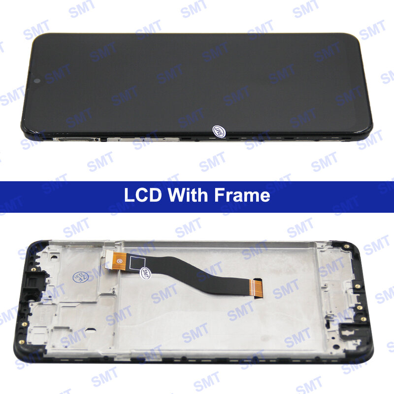 프레임 디지타이저 어셈블리 포함 디스플레이 터치 스크린, 삼성 A10s LCD 디지타이저 A107 DS A107F A107FD A107M 용 6.2 인치