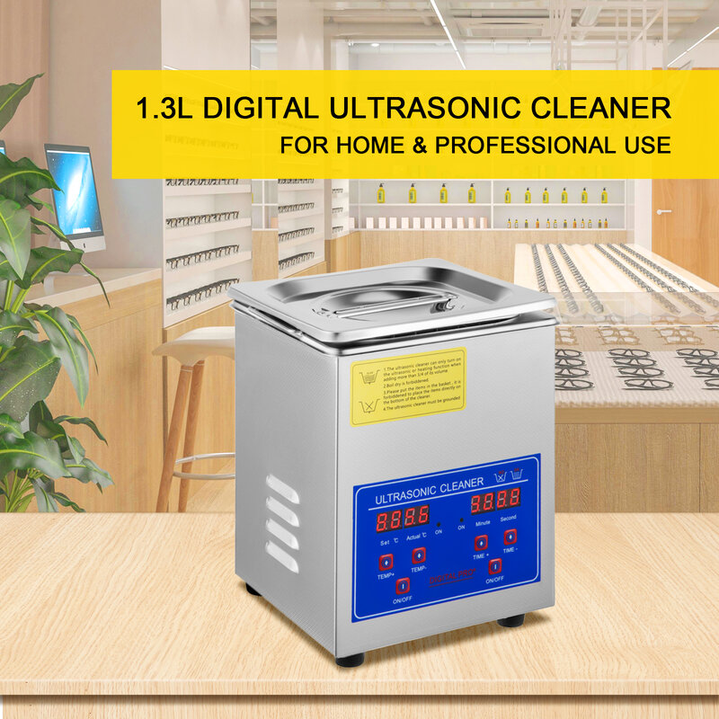 VEVOR Ultrasound Home Appliances 1.3L 2L 3L 6L 10L 15L 22L 30L Ultrasonic Cleaner Lave-Dishes Portable Washing Machine Diswasher