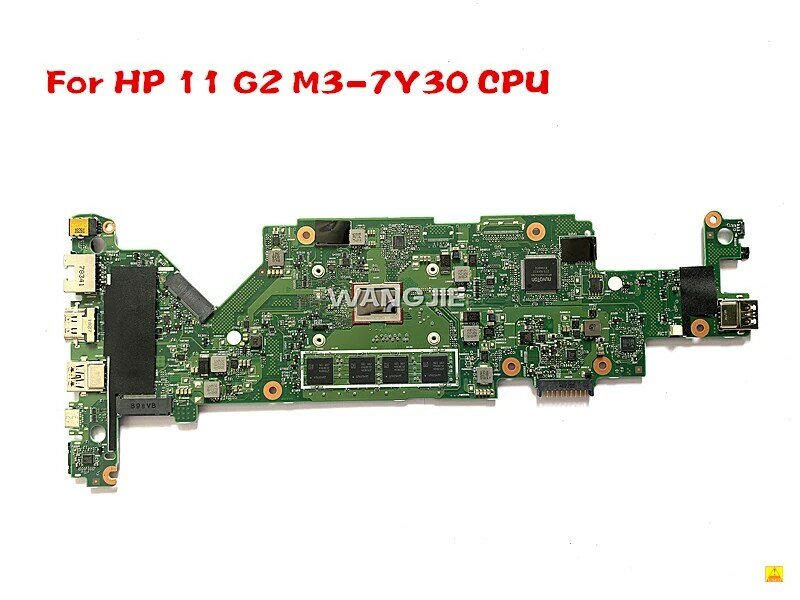 Para HP 11 G2 Motherboard Laptop Usado 932687-932687-501 932687-601 6050A2908801 001 com M3-7Y30 CPU 100% de trabalho