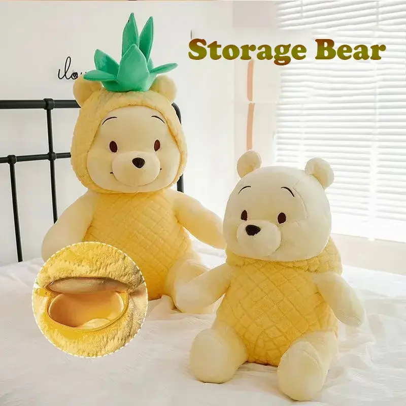 5 Styles Plush Bear Hidden Safes Storage Safe Compartment Sight Secret Creative Gift for Money Jewelry Kids Removable Cap Doll