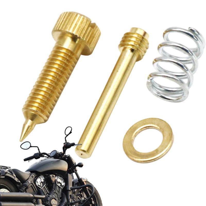 Boquilla de carburador de motocicleta, chorros de puerta principal de latón, inyectores de motor de bicicleta universal