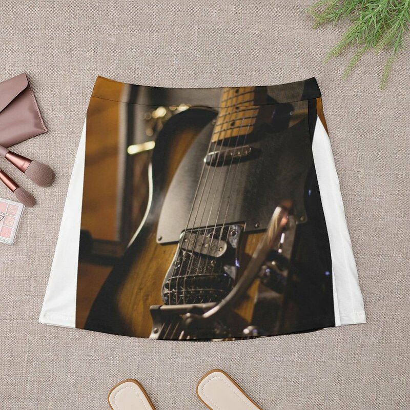 Rok Mini gitar rock musim panas rok celana baru di gaun