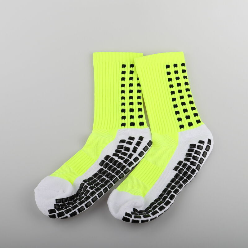 ถุงเท้าป้องกัน2023ลื่นสำหรับผู้ชาย39-48ถุงเท้าเล่นกีฬาขี่จักรยานกันลื่นขนาดกลางลูกวัวกันลื่น