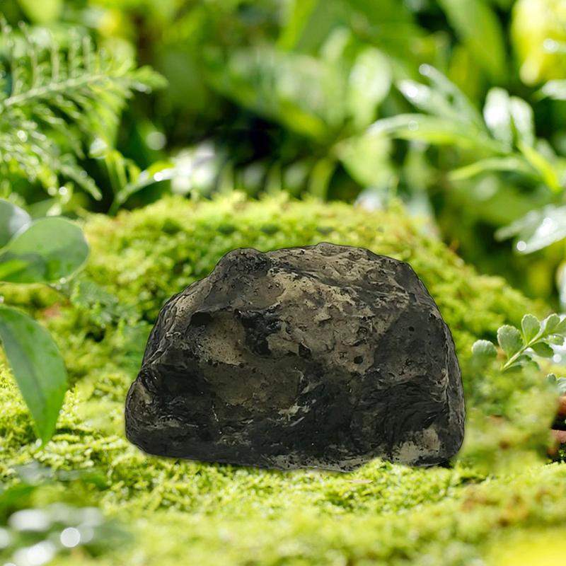 Llave de repuesto de roca falsa para exteriores, dispositivo de ocultación realista, piedras decorativas de resina para jardín