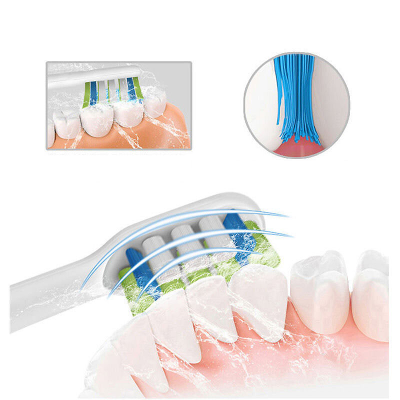 رأس فرشاة الأسنان لفرشاة الأسنان الكهربائية أوكلين سونيك X /X Pro/One/SE +/Air/Z1/F1 استبدال عبوات الشعر الخشن مختومة التعبئة