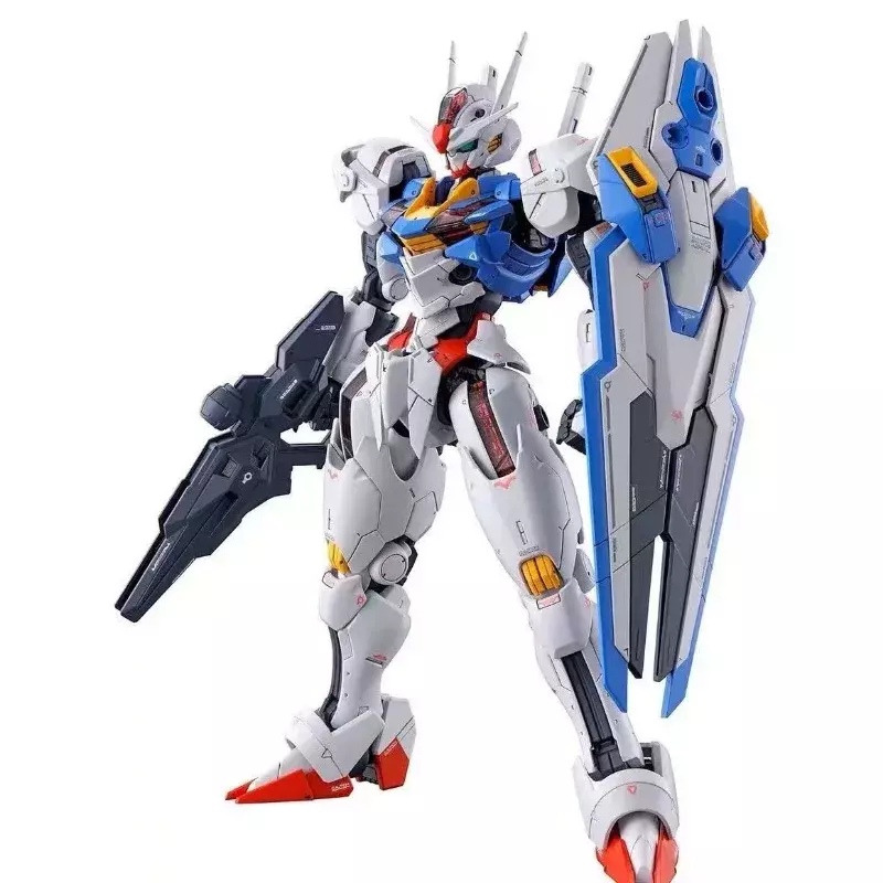 BANDAI Kit perakitan sayap terbang gratis baru semangat angin bergerak Model bintang Gundam setelan Mobile Anime hadiah mainan Action Figure plastik