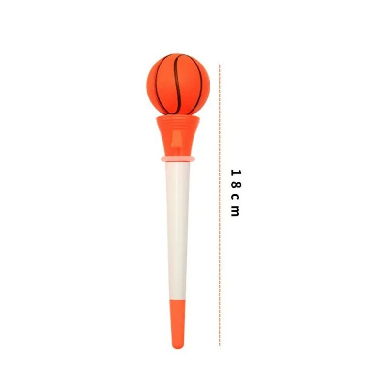 Voetbal Bokshandschoen Basketbalraket 0.5Mm Bounce Decompressie Pen Grappige Gel Pennen Ondertekening Pennen Gaming Balpen