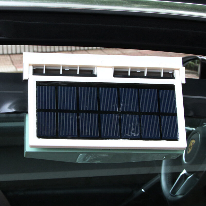 Ventilador de ventilación Solar para vehículo, sistema de ventilación con filtro Hepa para ventana de vehículo, 12v
