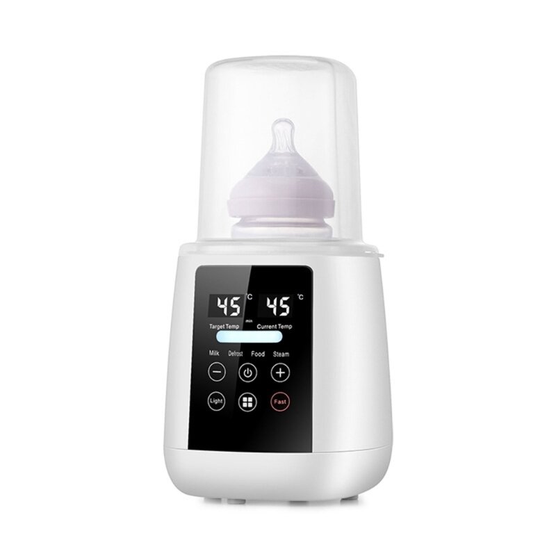 Verbeterde babyflessenwarmer met 6 standen Voedselverwarmer voor moedermelk of Formula 69HE