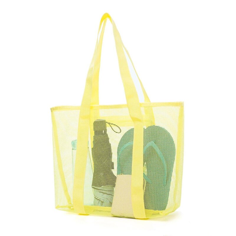 Mesh Wash Bag Mesh Wash Bag Hot Sale Portable Large Capacity Shoulder Bag Breathable Foldable Cosmetic Bag Outdoor
