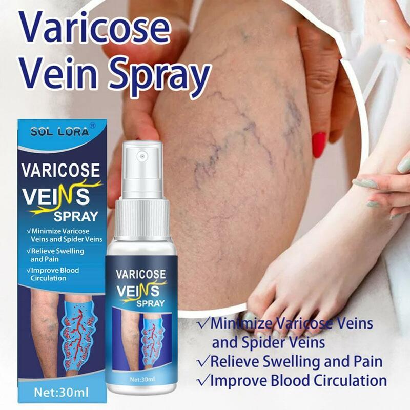 Veinhealing-Varizes Tratamento Spray, Suavizar o Sangue Sem Cirurgia, o Bulge Pernas Vasos, Minhoca de Cuidados Perna, S1O2