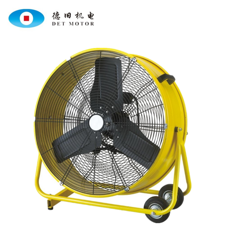 Ventilador de tambor de refrigeración de aire portátil Industrial de accionamiento directo para invernadero, alta velocidad, 36 pulgadas, 120V, 220V