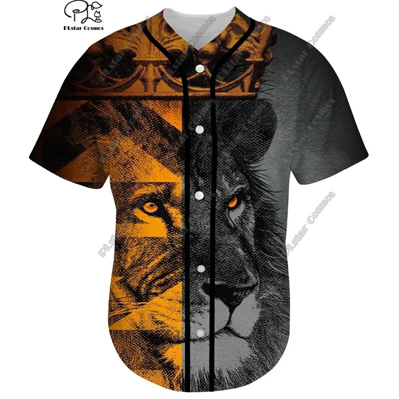 Plstar Cosmos Baseball Jersey Shirt Grafische Kleur Authentieke 3D Afdrukken Baseball Jersey Shirt Hip Hop Top Kleur Collection
