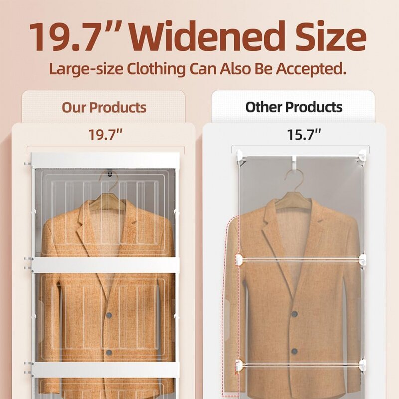 Tragbarer Kleider schrank Aufbewahrung organisator für Kleidung, zusammen klappbarer Kunststoffs chrank mit magnetischer Tür und einfacher Montage 11 Tür-8