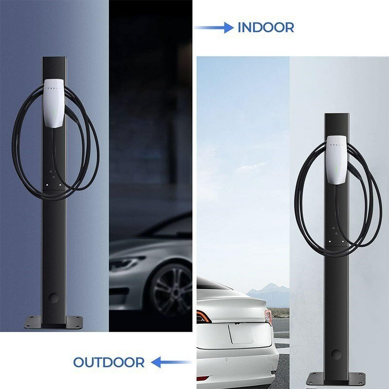 Tesla Model Y Charging Holder Pedestal Stand Pillar Stand For Tesla Model3 2022 Durable EV Charging Mounting Pole Aluminum Alloy