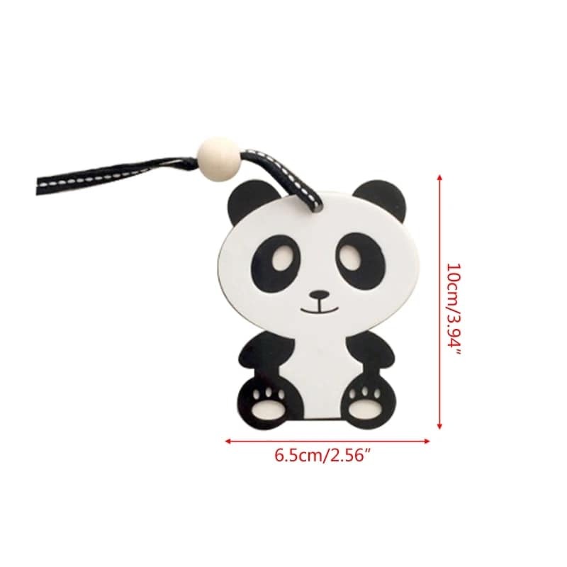 3 Pcs/set Bear Panda Black White Pendant Cartoon Baby Fitness Rack Stroller