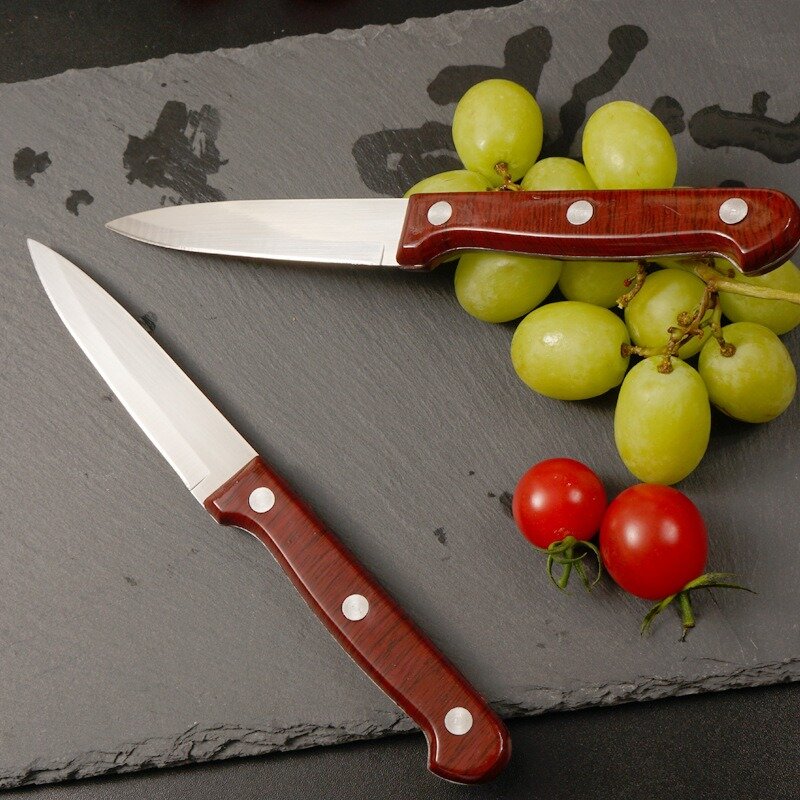 Cortador de frutas de acero inoxidable para el hogar, pelador Retro de melón y fruta, cuchillo táctico de cocina, nuevo, 2024