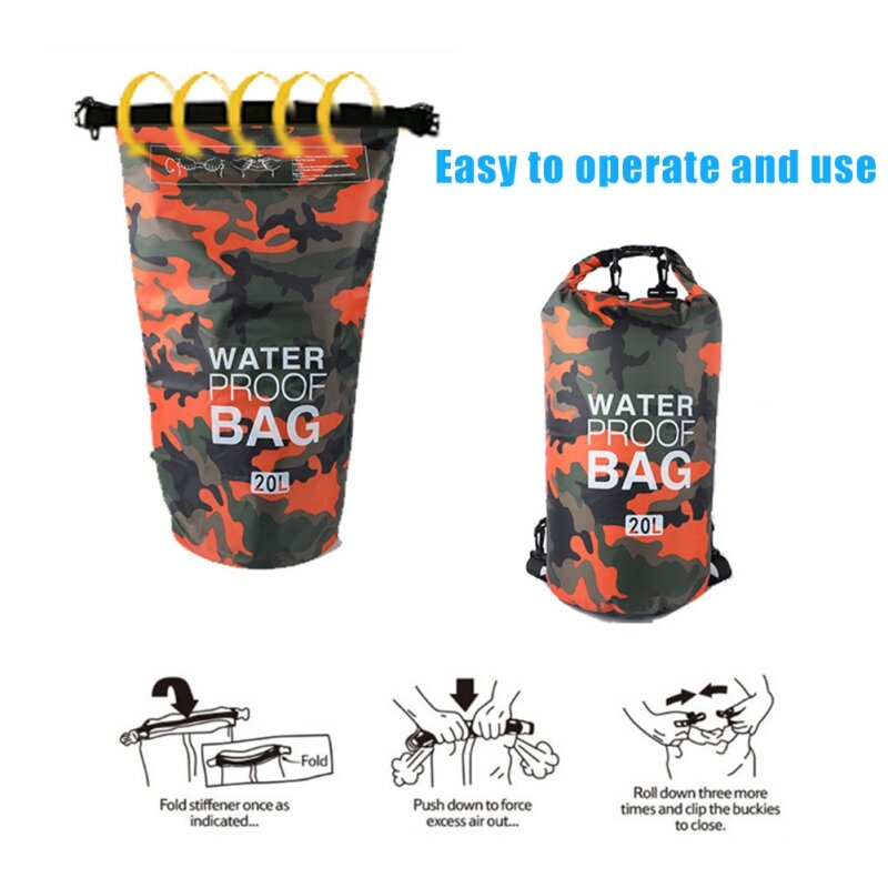 Drifting PVC Bags Lightweight Waterproof Phone Pouch Floating Boating Kayaking Camping Bags for Outdoor Swimming