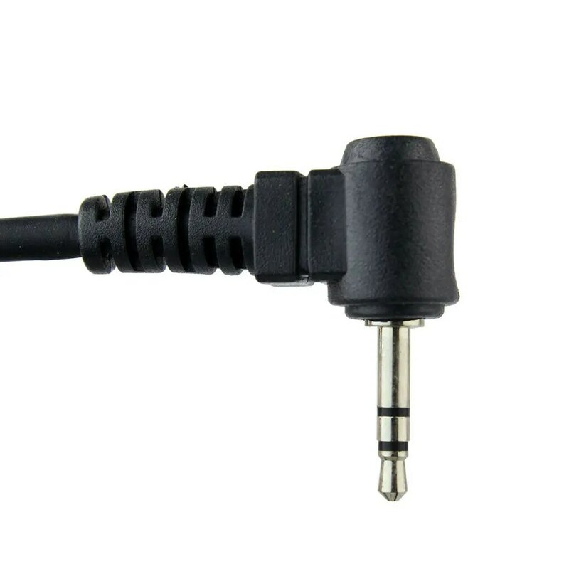 1 Pin 2 5mm Walkie Talkie Kopfhörer Einohr Zwei-Wege-Radio Kopfhörer ergonomischer Revers Clip Ohrhörer mit Mikrofon