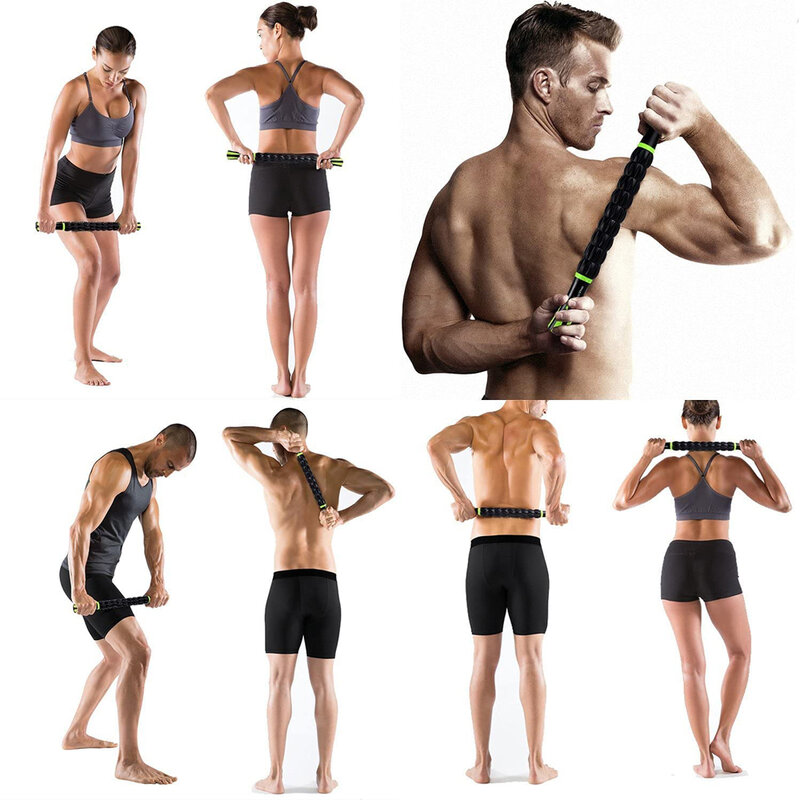Muscle Massage Roller Stick for Athletes, Back Leg Muscle Massager for Reducing Soreness, Loosing Tightness, and Soothing Cramps