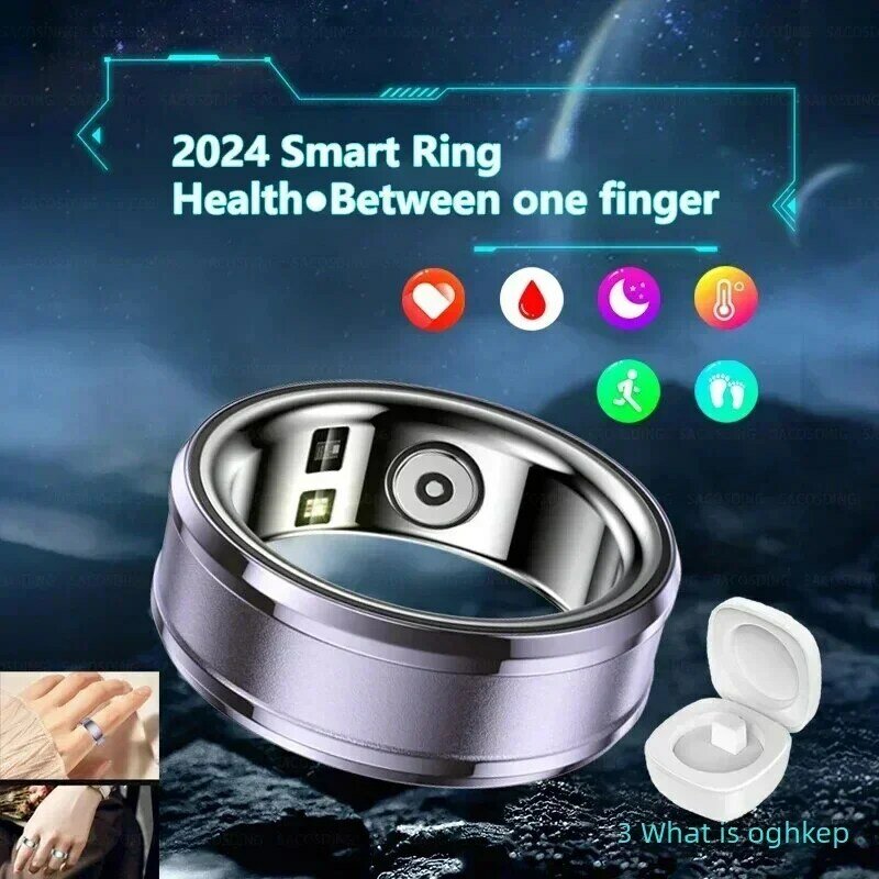 Smart Rings monitoraggio intelligente del sonno impermeabile multifunzionale assistenza sanitaria anello sportivo Fitness Health Tracker per uomo donna