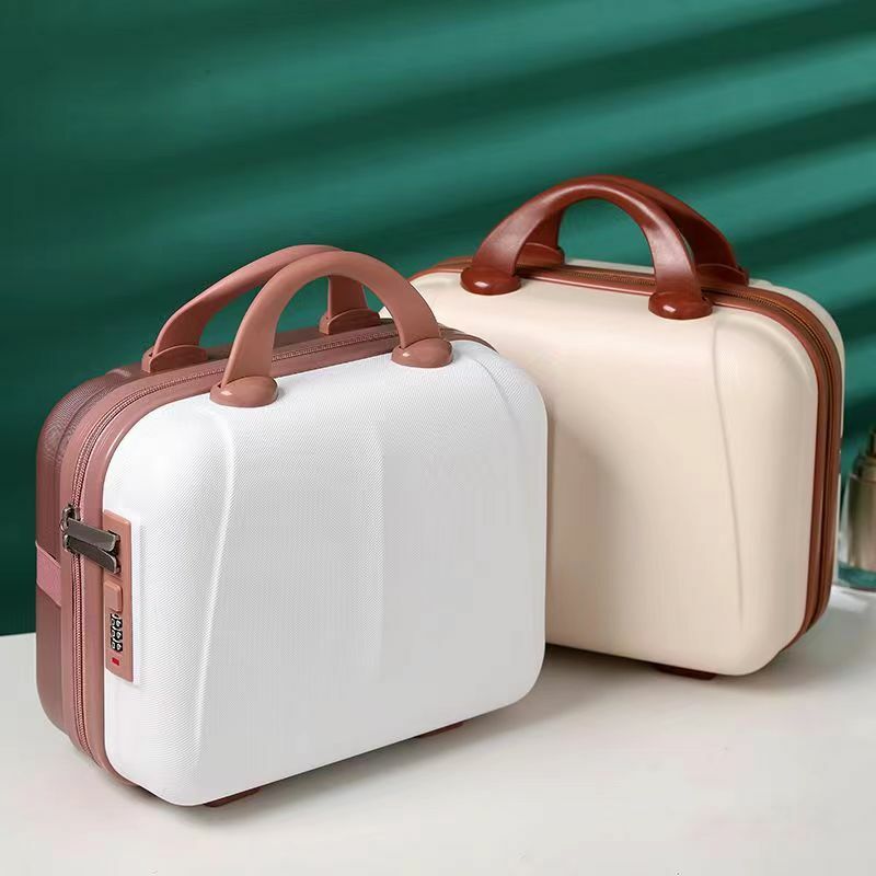 Travel Cosmetic Case Female Makeup Bag Fashion Hand Luggage Suitcase With Password Lock Storage Bag Boarding Organizer Case