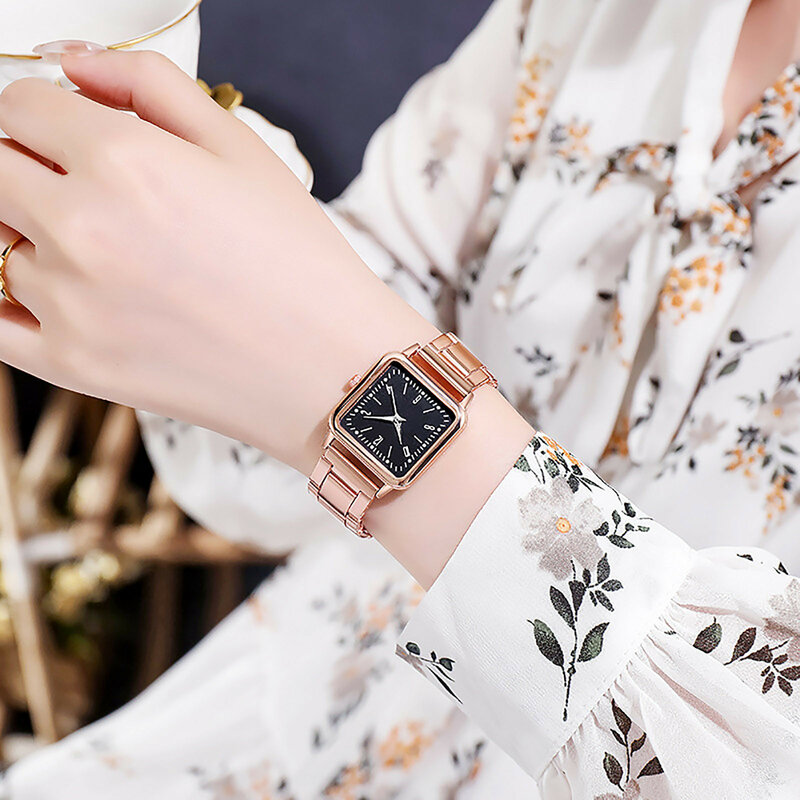 Luksusowe modne zegarki kwarcowe damskie zegarki kwarcowe 2023 dokładne zegarki damskie luksusowe damskie zegarki damskie darmowa wysyłka