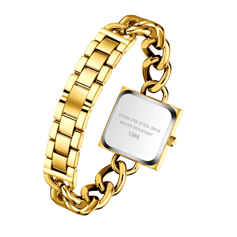 YaLaLuSi brand 2024 new hot sale gold crystal diamonds luxury ladies watch box watch remover ladies gift ionic vacuum plating