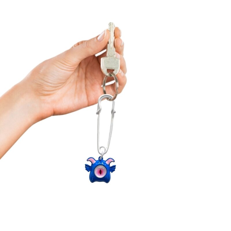 Handmade Keychain One Eyed Devil Phone Chain Brooch Phone Strap for Women Girl Dropship