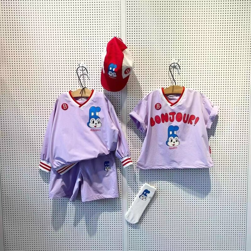 2024 Korean Girls Dress Boys Sweatshirts Baby Set Child Spring 베베드피노 Kids Sweater Children Baby Clothes Little Boys Clothing