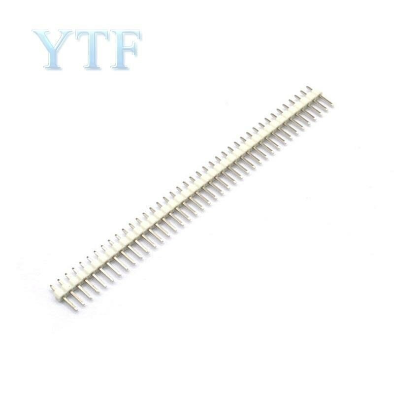 10PCS/LOT 40Pin 1x40  Colorful Single Row Male 2.54MM Breakable Pin Header Connector Strip Pin For Diy Kit
