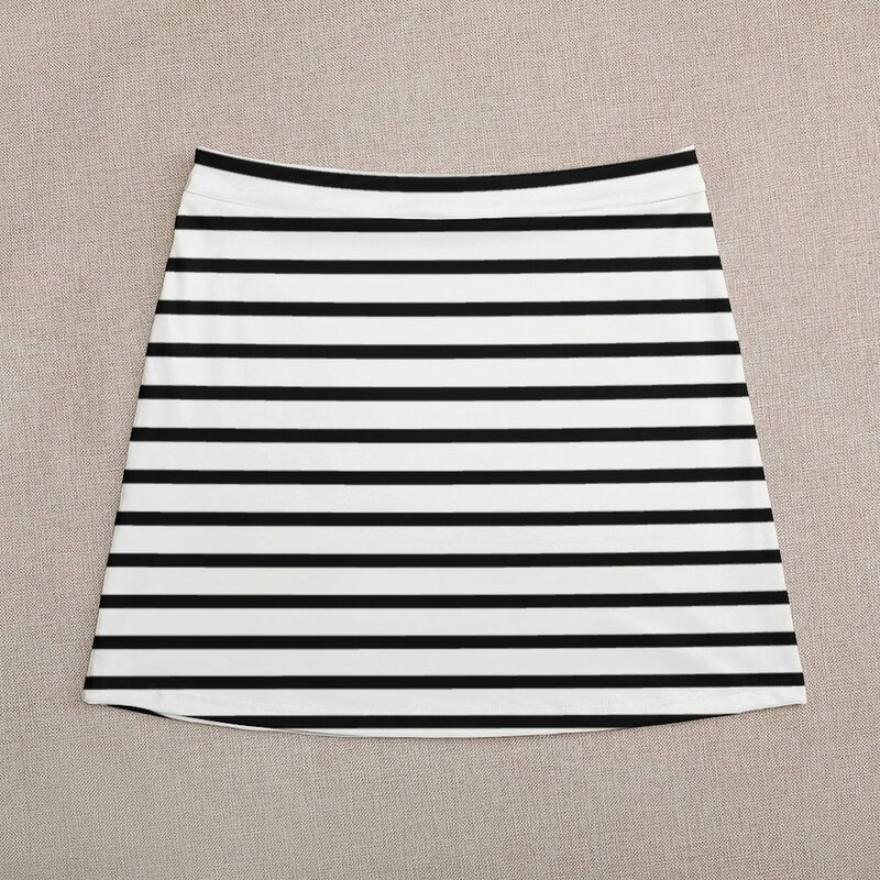 Thin Horizontal Stripe Dress Mini Skirt skirts for woman summer clothes skirt skirt fashion korean clothing