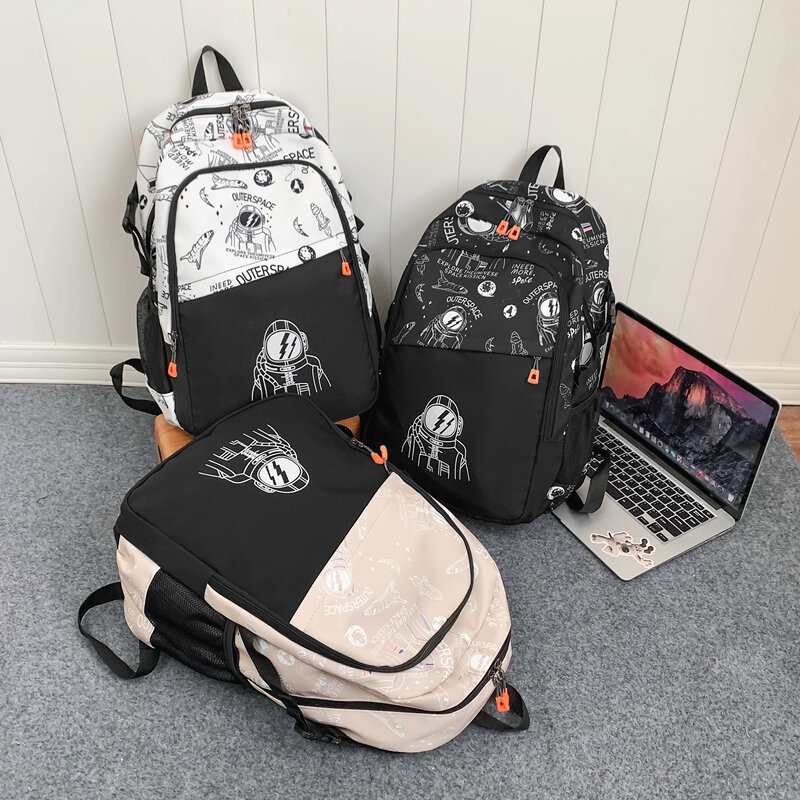 Ladies Bags on Sale Fashion Graffiti Backpack Leisure Sports Travel Bag High Capacity Computer Bag  Versatile Student Bag