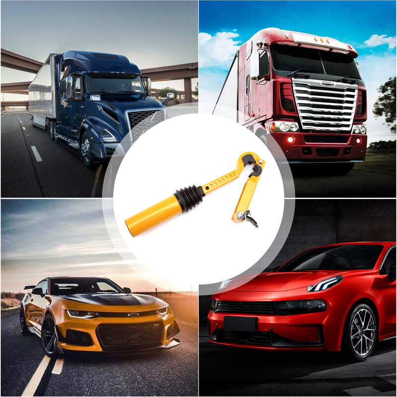 Carro Handbrake Shift Lock, Aço inoxidável, Anti-Roubo, Forte Segurança, Auto Acessórios para Caminhão, SUV, Universal Trailer Lock