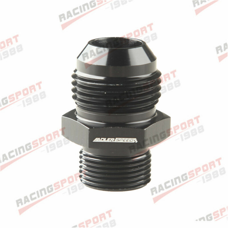 ADLERSPEED AN4 AN6 AN8 To M6/M8/M10/M12/M14x1.5 Thread Straight Fuel Oil Air Hose Fitting Male Adapter Car Auto Accessories