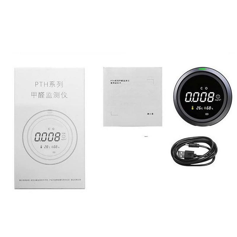Peringatan karbon monoksida detektor keselamatan Alarm CO detektor suara peringatan sensitif CO Sensor dioperasikan baterai detektor suhu/Humidit