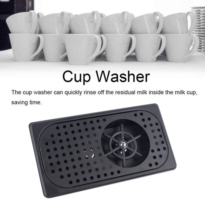 Glass Rinser for Kitchen Sinks, Kitchen Sink Accessories, Cup Washer Rinser for Hotel Cafe Restaurant Black