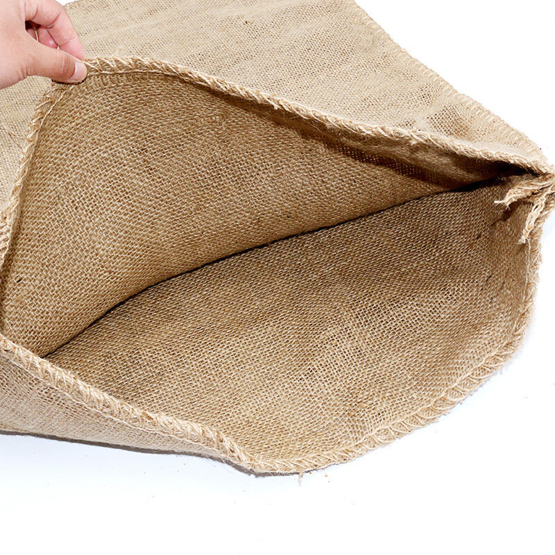 2Pcs 60*90cm Flood Prevention Sacks  Linen Bags Woven Bags Sand And Soil Hardware Woven Linen Storage Bags Yellow Linen Bags