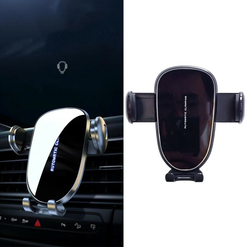 Car Phone Holder For MG HS 2018 2019 2020 2021 Fixed Bracket Stand Mobile Gravity Linkage Wireless Charging Stand Accessories