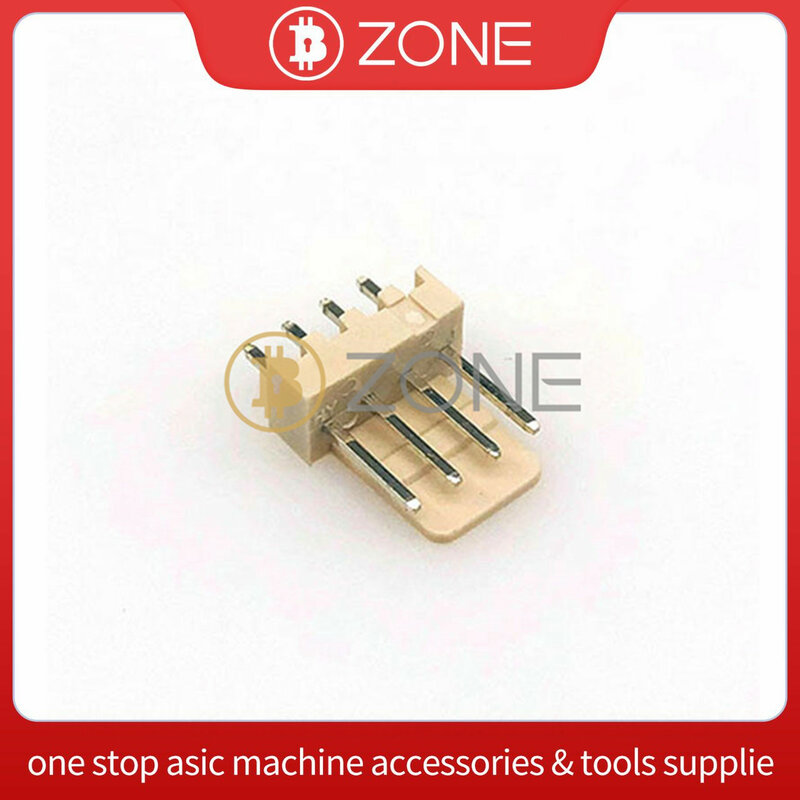 Miner Fan Socket KF2510 Straight Needle Socket Connector 2.54MM Pitch 4Pin SMT Connector For PCB