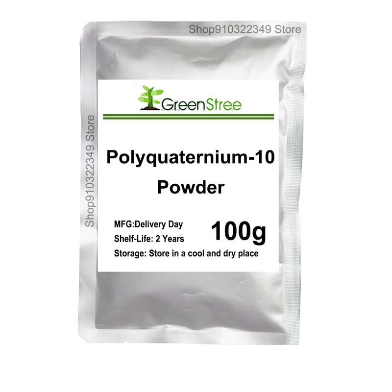 Bahan mentah kosmetik Jr 400 polyquaternium-10 kationik selulosa yang larut dalam air polimer kationik kondisi antistatis