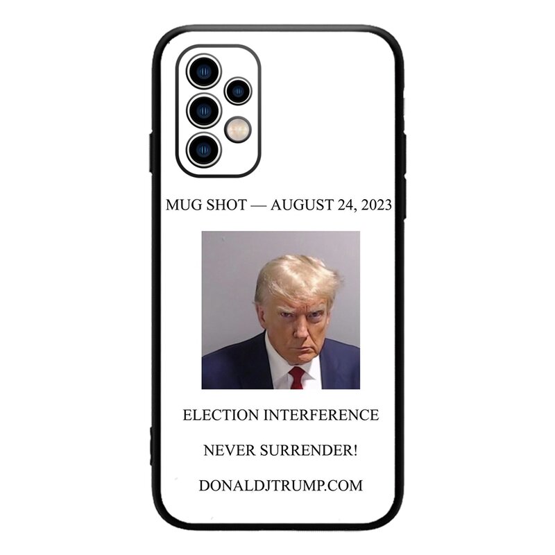 Capa para telefone Mugshot de Donald Trump, capa para Samsung Galaxy A54, 53, 52, 51, F52, A71, nota 20 Ultra, S23, M30, M21, # P01135809