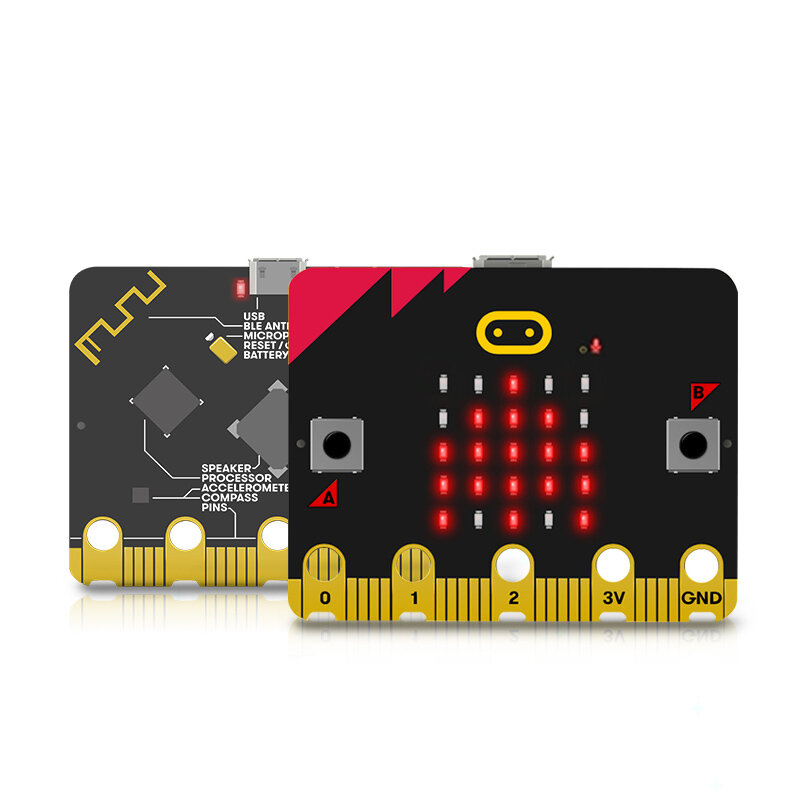 Płyta główna Micro:bit V2 karta rozszerzenia zestaw do nauki do mikrobitowego robota Pythona programowalnego samochód Robot DIY